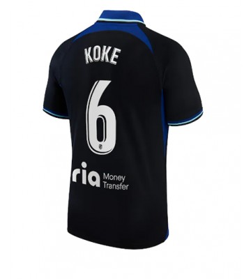 Atletico Madrid Koke #6 Bortedrakt 2022-23 Kortermet